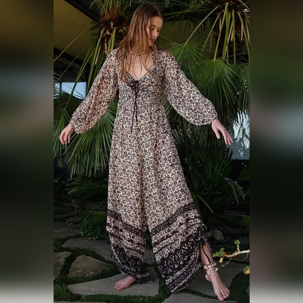 Free People NWT Size Medium Forever Timeless Soulmate Jumpsuit NWOT  $180 - Picture 3 of 8